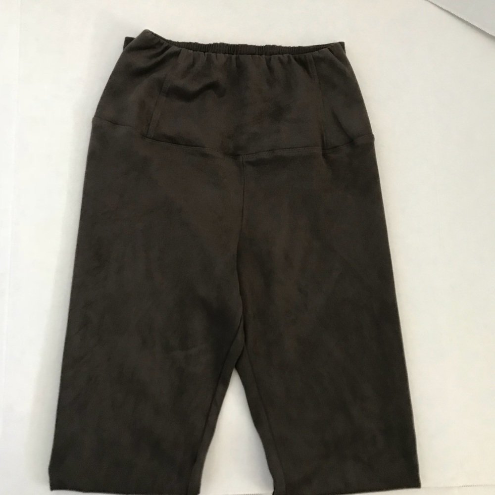 Aritzia wildfred suede charcoal high waist pants - Picture 4 of 6